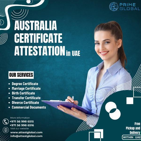 Secure Australia Certificate Attestation in the UAE