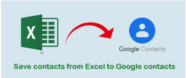 Migrate contacts from Excel files to Google Contacts.