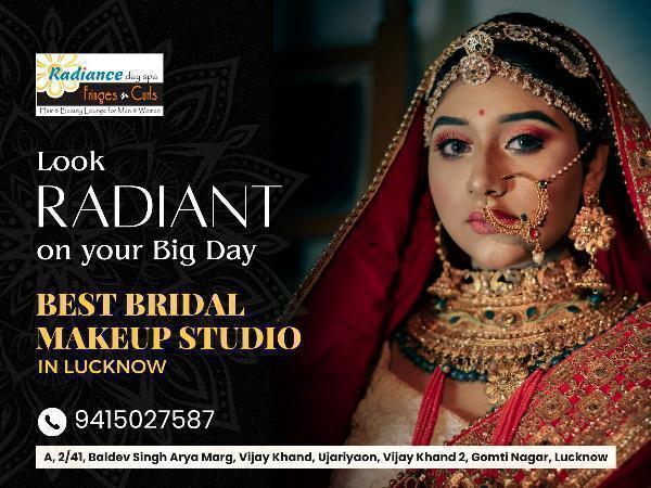 Find the Best Bridal Makeup Studio in Lucknow: Radiant Fringes and Curls