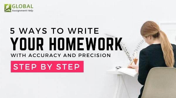 5 Ways For Writing Your Homework With Accuracy and Precision