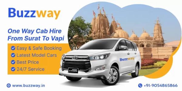 Efficient and Reliable Surat to Vapi Taxi Service
