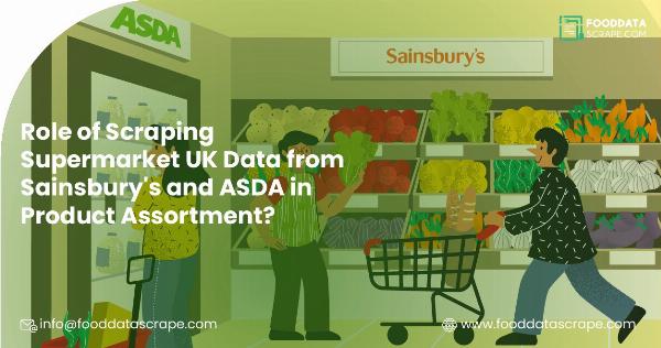 Role Of Scraping Supermarket UK Data From Sainsbury's And ASDA In Product Assortment?