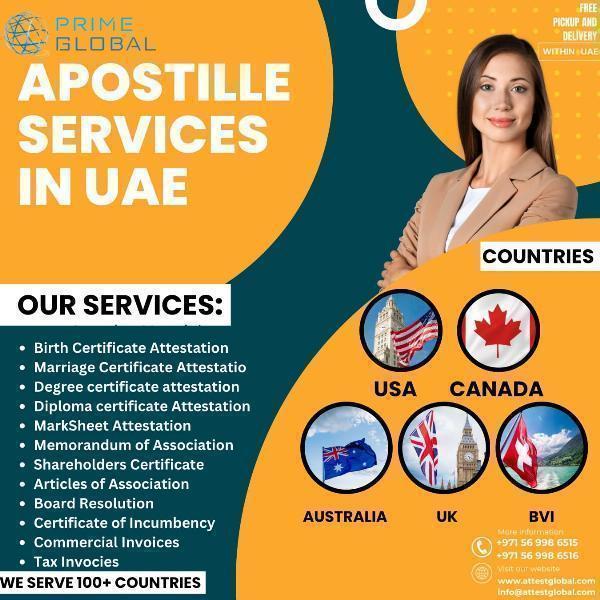 Reliable Apostille and Certificate attestation Services in UAE: Quick Turnaround