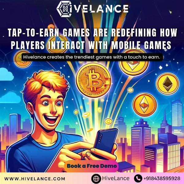 Tap To Earn Games Jumpstart Your P2E Game Development with Hivelance's Tap-to-Earn Games Clone Script Library...!
