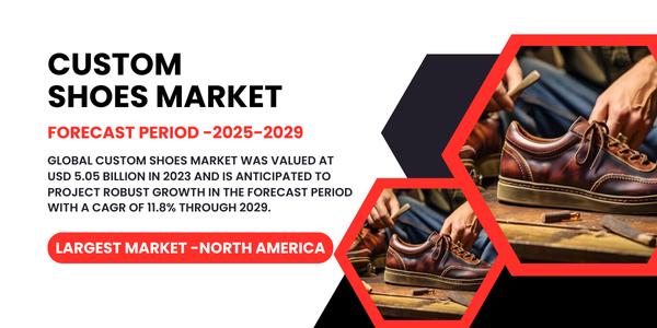 Custom Shoes Market Trends & Forecast to Reach USD 5.05 Billion with 11.8% CAGR by 2029