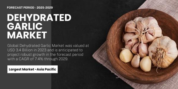 Dehydrated Garlic Market Detailed Forecast Size, Share, and 7.4% CAGR Growth Insights Through {2029}