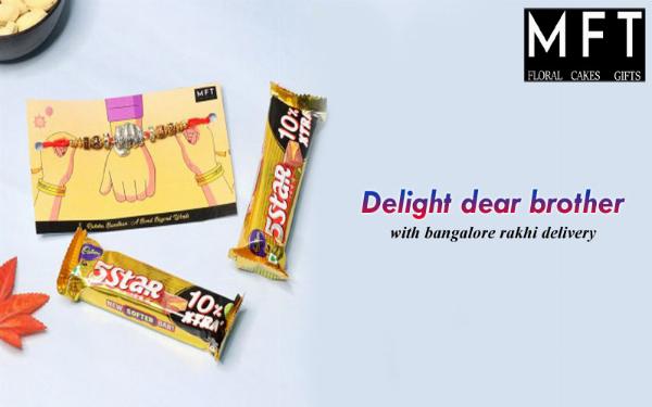 Delight dear brother with bangalore rakhi delivery