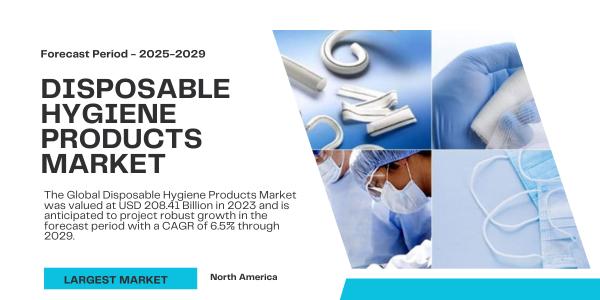 Disposable Hygiene Products Market Size & Growth (2029) USD 208.41 Billion Valuation & 6.5% CAGR