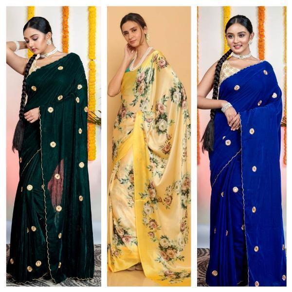 Velvet Sarees: Embrace Elegance with Luxurious Drapes