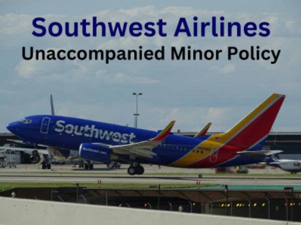 How do you book an unaccompanied minor on Southwest Airlines?