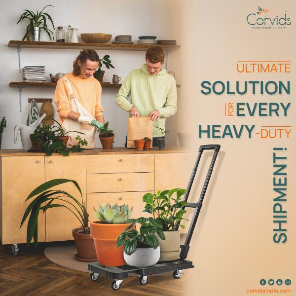 Enhance Efficiency with Corvids India's Extendable Platform Trolleys