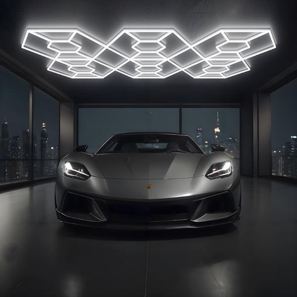 How do bright LED lights support the use of a shop?