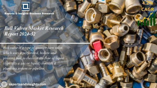 Ball Valves Market Size, Share | Global Report 2024-2032