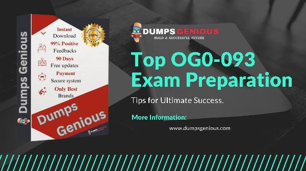 What Should You Know About The Open Group OG0-093 Exam?