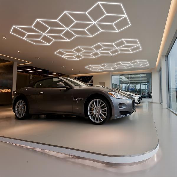 What role do adjustable LED lights play in ensuring application of wax or sealant?
