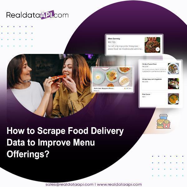 Scrape Food Delivery Data to Improve Menu Offerings