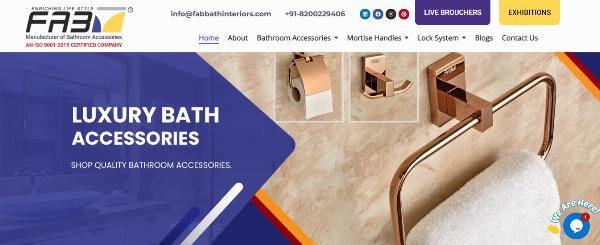 Luxury Bath Accessories by Fab Bath Interiors