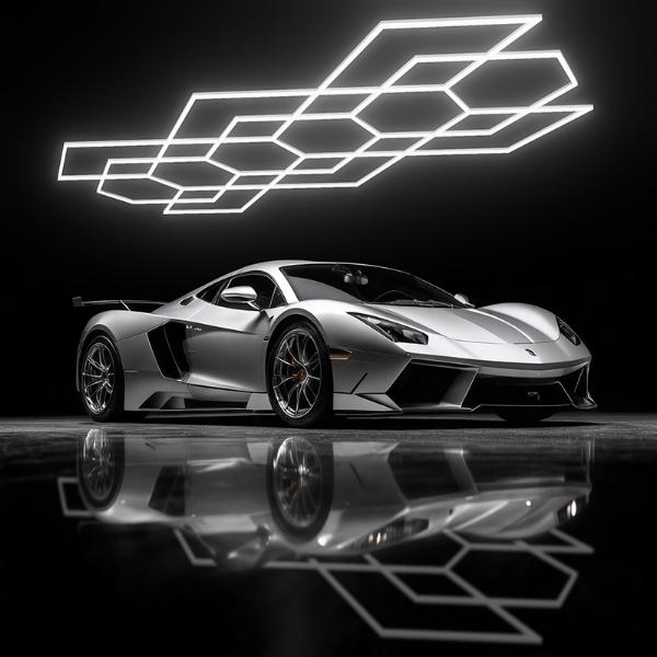 Why do adjustable LED lights make it easier to detail cars in dimly lit environments?