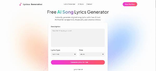 Igniting Musical Inspiration with AI: Lyrics Generator Makes Creation Easier