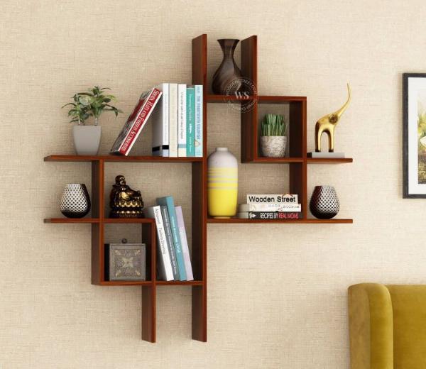 Discover Elegant and Functional Wall Shelf Designs at Wooden Street