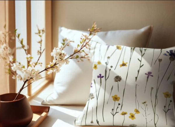 Revamp Your Space with Trendy Throw Pillow Covers (18x18) and Floral Designs
