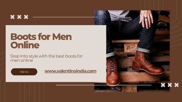 Step into style with the best boots for men online