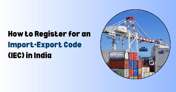 How to register for an import-export code