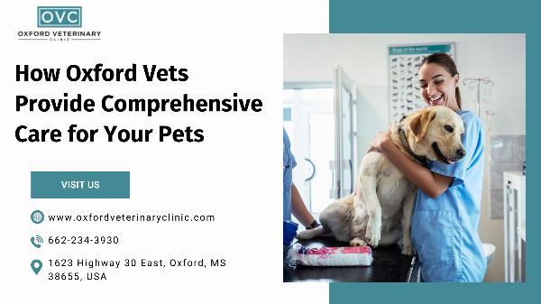 How Oxford Vets Provide Comprehensive Care for Your Pets
