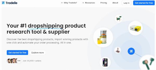Tradelle review: Dropshipping product research tool & supplier