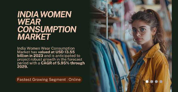 India Women Wear Consumption Market Trends: Key Players and Insights for {2029} Valued at USD 13.55 Billion