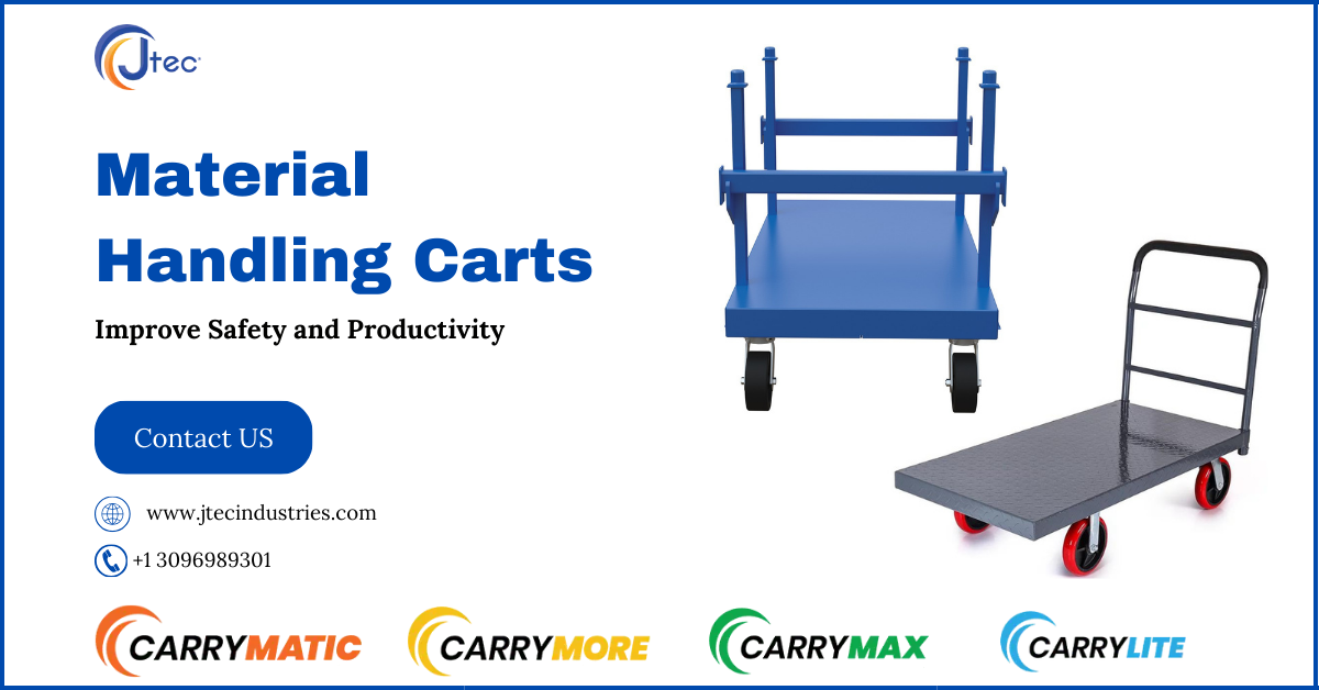 How Material Handling Carts Improve Workplace Safety and Productivity