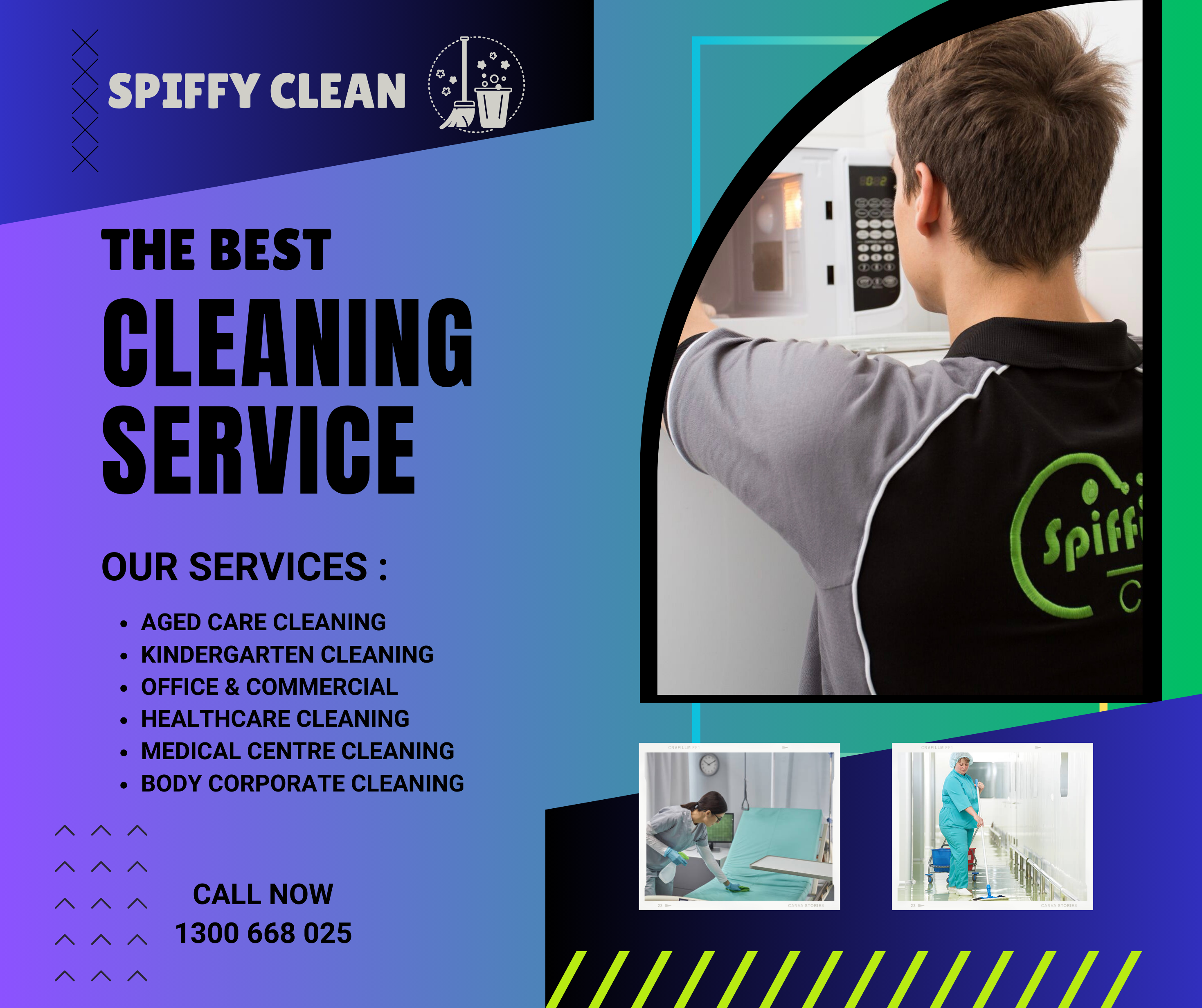 Spiffy Clean is the only school cleaning business in Melbourne that can be relied upon.