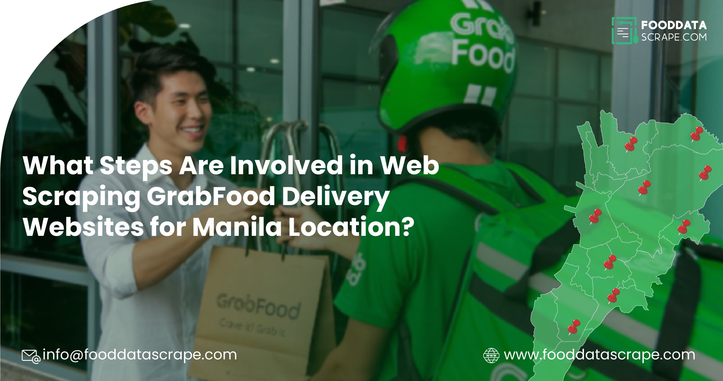 Web Scraping GrabFood Delivery Websites for Manila Location: Steps