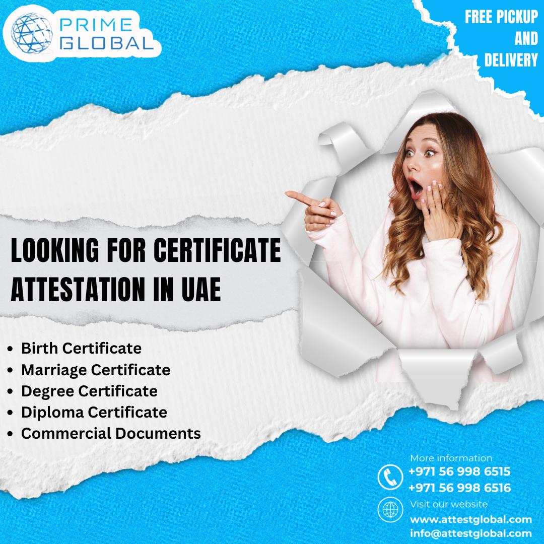 UAE Certificate Attestation Services – All Documents Handled