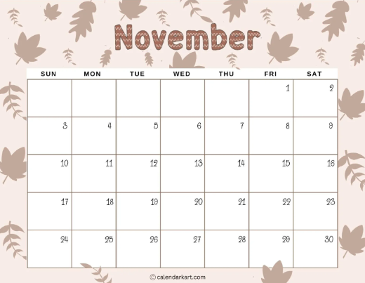 The Ultimate Guide to Planning Your November 2024 with Seasonal Focus