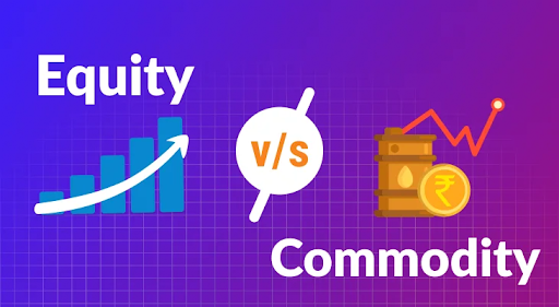 What is the difference between equity & commodity trading?
