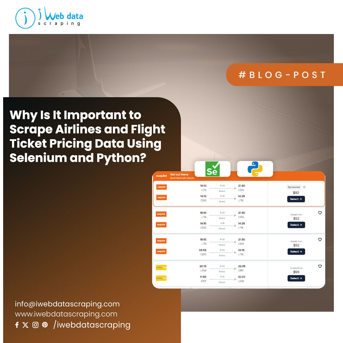 Scrape Airlines Ticket Pricing Data Using Selenium and Python