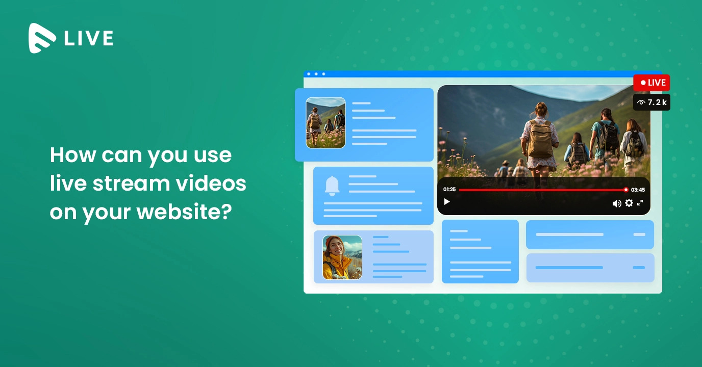 How Can You Use Live Stream Videos on Your Website?
