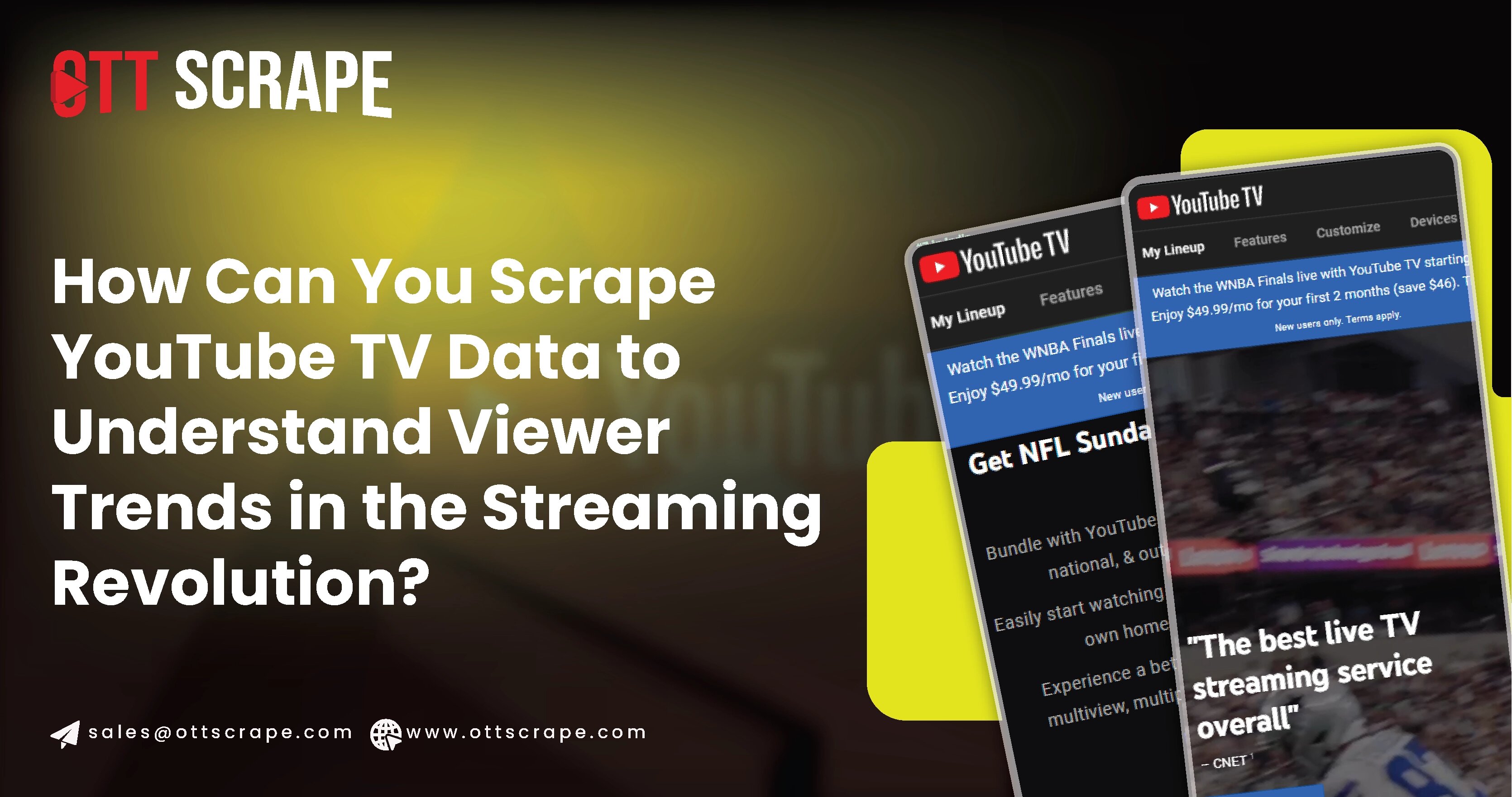 Scrape YouTube TV Data to Understand Viewer Trends