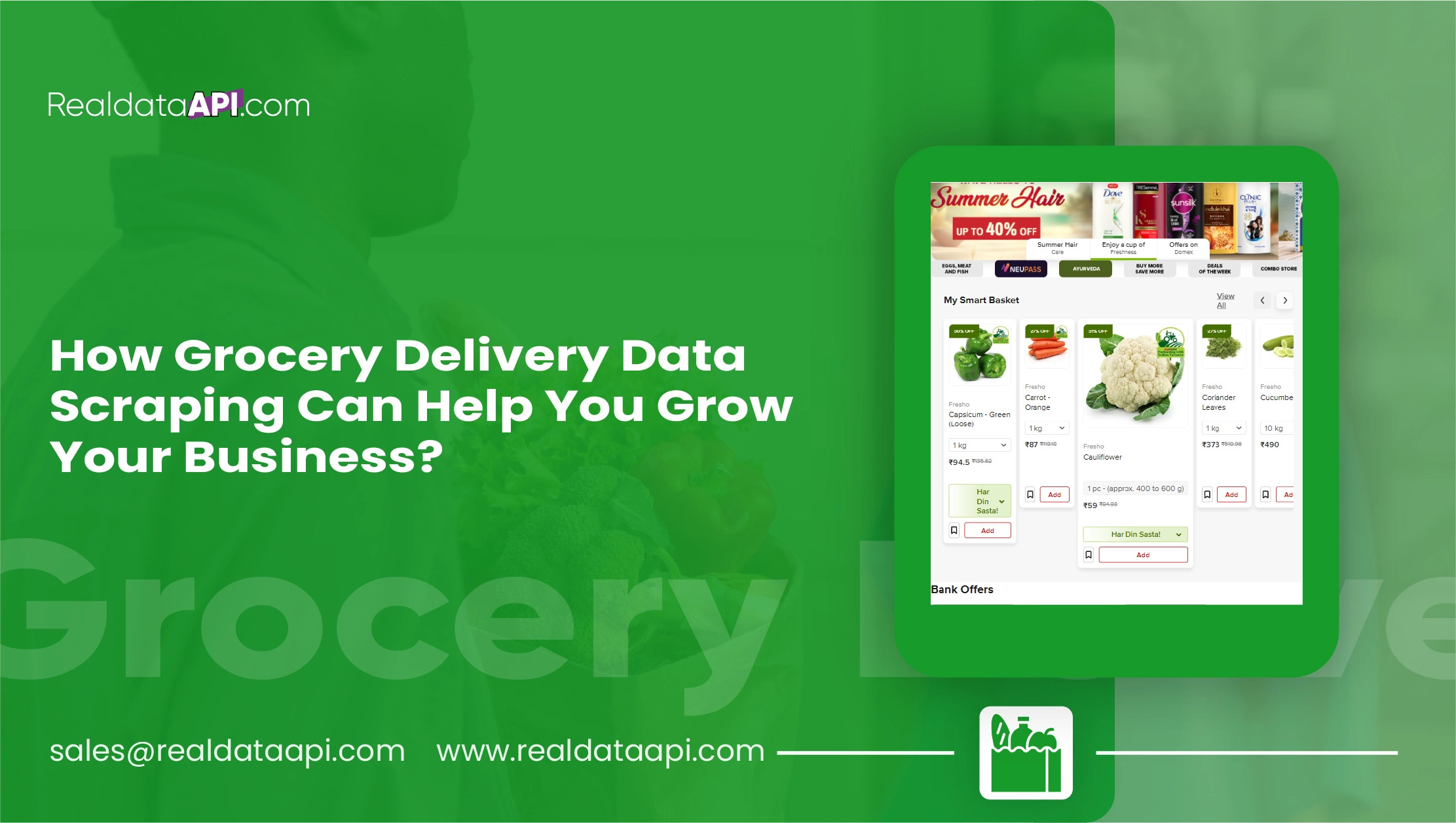 Grocery Delivery Data Scraping to Grow Your Grocery Business