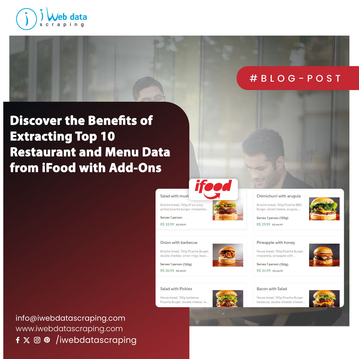Extract Top 10 Restaurant and Menu Data from iFood with Add-Ons.
