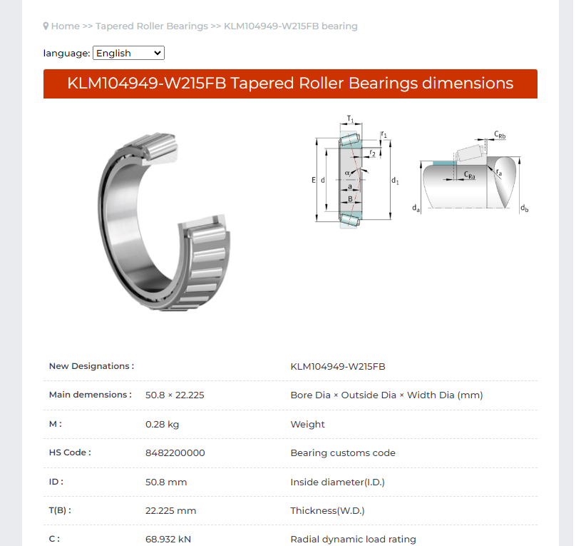 Tapered Roller Bearings: A Comprehensive Overview