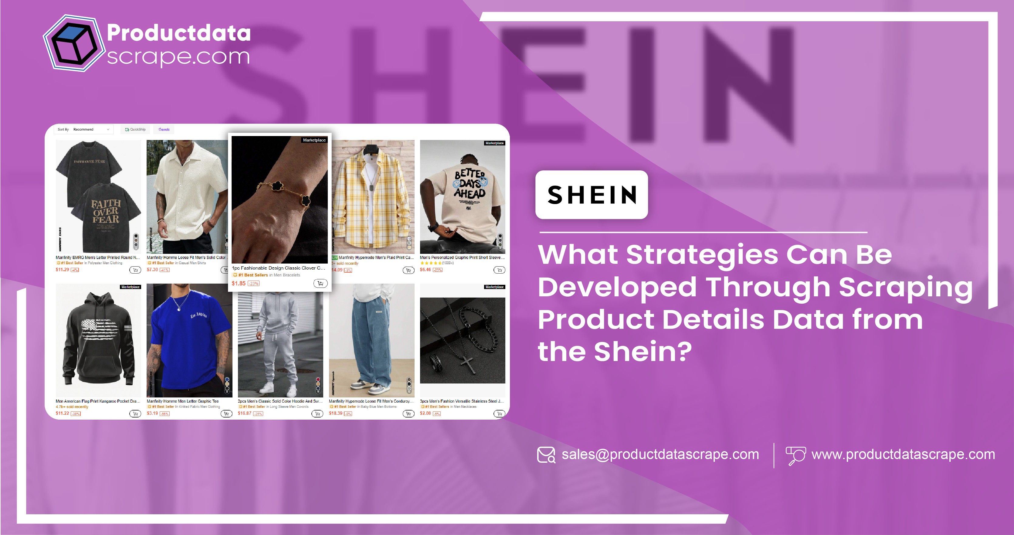 Scraping Product Details Data from the Shein: Strategies Developed
