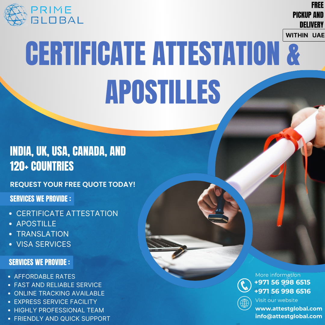 100+ Countries Degree certificate attestation services in the UAE 
