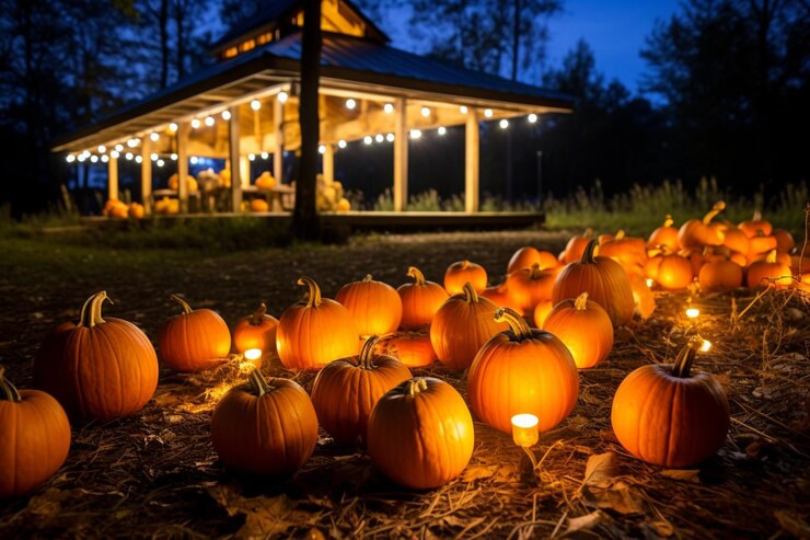 Outdoor Pumpkin Lights: A Festive Solar Solution for Halloween