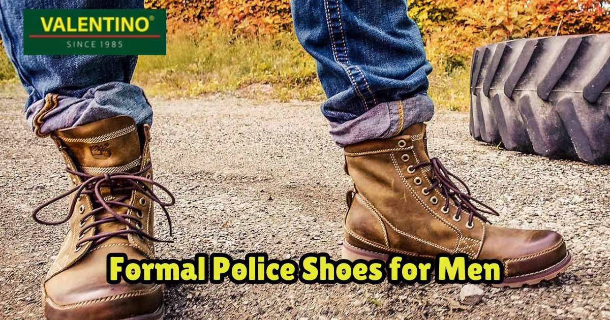 Formal Police Shoes: Elegant Footwear for Officers- Valentino India