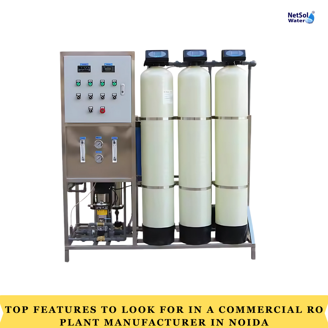 Top Features to Look for in a Commercial RO Plant Manufacturer in Noida