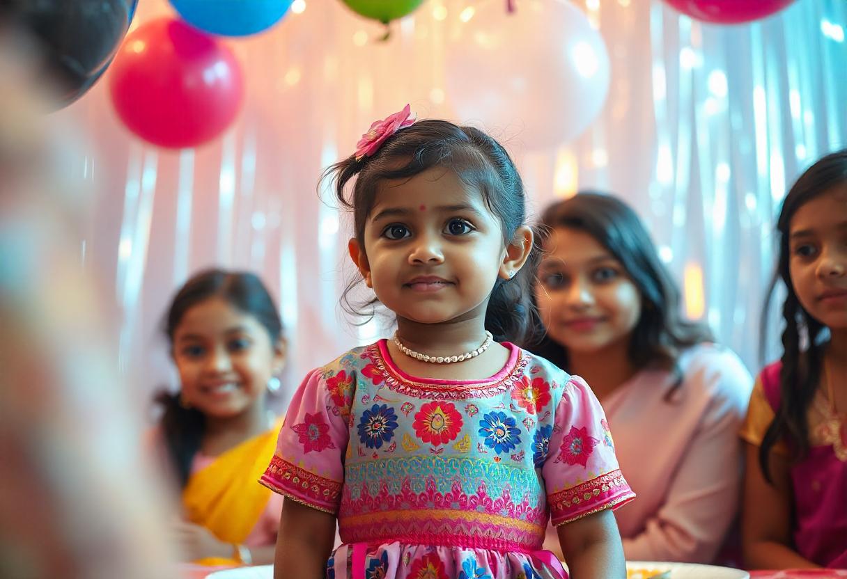 How to Style Pattu Dress For Baby Girls with Accessories?