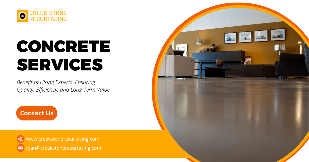 Benefits of Hiring Experts for Concrete Services