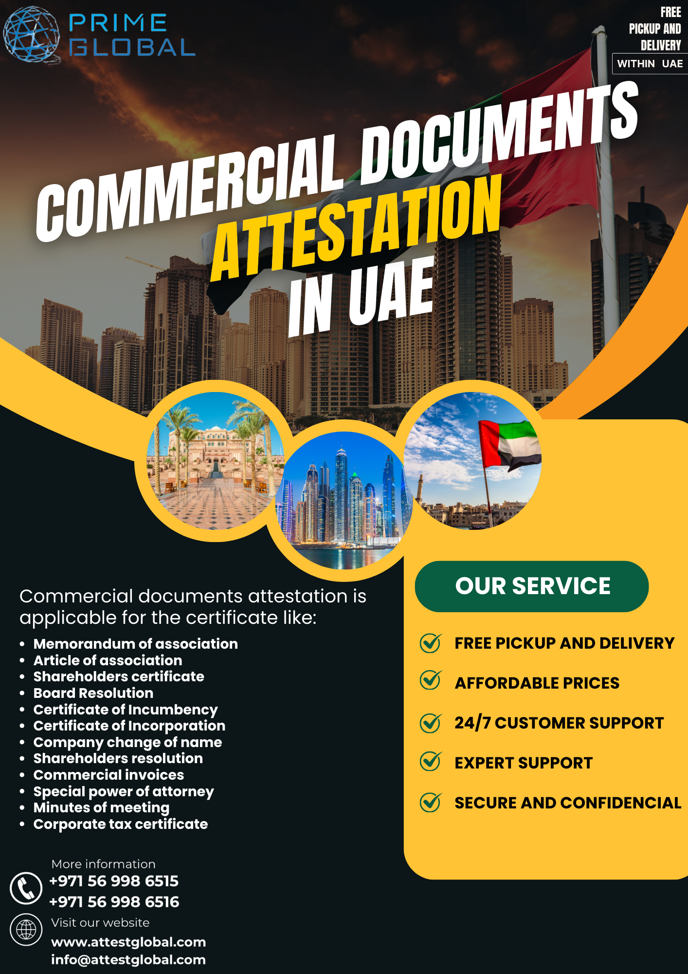 Trustworthy Commercial Document Attestation Services for Businesses in the UAE